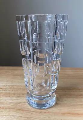 ORREFORS THOUSAND WINDOWS 7 5/8  Crystal Vase - Simon Gate - Sweden - VGUC • $65