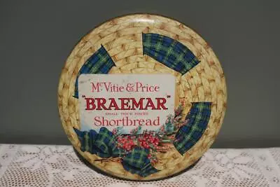 Shortbread Biscuit Tin - McVitie & Price - Collectable - Tartan - Vintage - Gc • $19