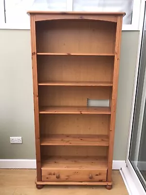 £45 • Buy Tall Pine Bookcase With Drawer
