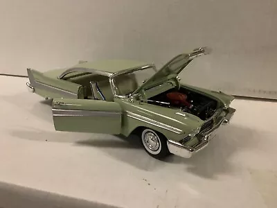 1958 Plymouth Belvedere 2Dr Hardtop Misty Green By Ertl  1:18 Diecast • $15