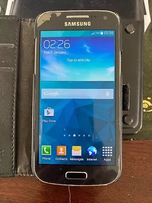 Samsung Galaxy S4 Mini GT-I9195 - 8GB - Black Mist (Unlocked) Smartphone • £17.76