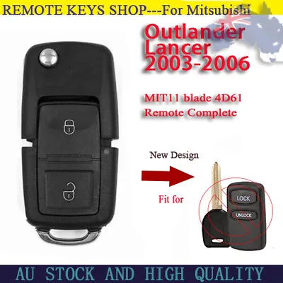 $42.22 • Buy Suitable For Mitsubishi Outlander, Lancer CJ & CH 2003-2007 Complete Remote Key