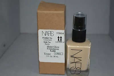 NARS Sheer Glow Foundation Gobi 1oz New Tester Boxed • $39.99