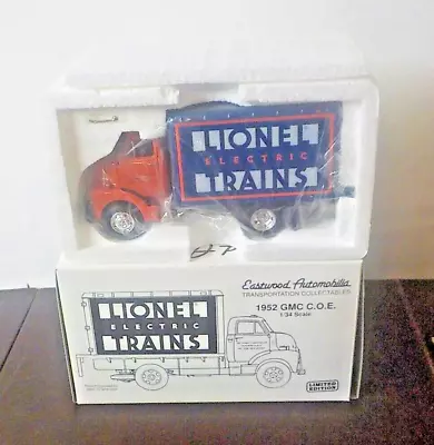 Lionel / Eastwood Automobilia Lionel Trains 1952 Gmc C.o.e. Boxed Truck New • $14.95