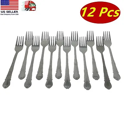 Set Of 12 Pcs Of 5.5 Inches Small Forks Stainless Steel Forks For Dessert • $7.99