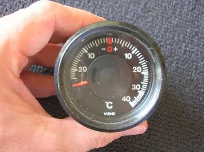 Dash Board Thermometer Thermo Vdo Volkswagen Bmw 2002 02 ... Vintage • $175