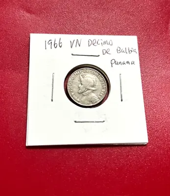 1966 Panama Vn Decimo De Balboa - Nice World Coin !!! • $5.95