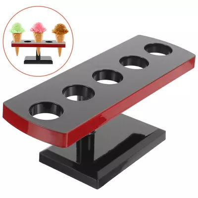 Ice Cream Cone Display Holder Stand Multi-use Sushi Roll Stand Ice Cream Cone • £13.76