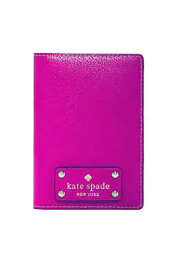 Kate Spade Wellesley Passport Holder In Fuchsia Pink Size S • $145
