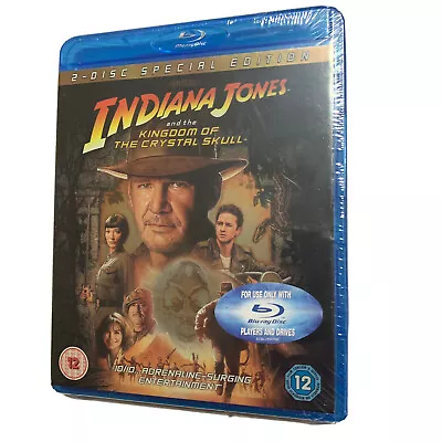 $15 • Buy INDIANA JONES KINGDOM OF THE CRYSTAL SKULL 2 Disk Special Edition BLU-RAY NEW
