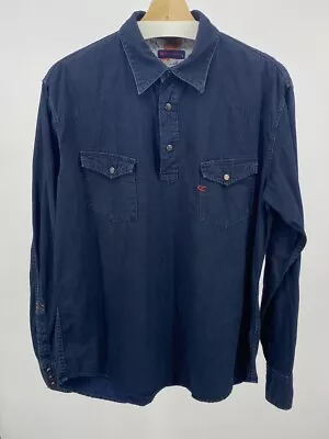 R By 45rpm Indigo Pearl Snap Shirt Size 3 Made In Japan • $275