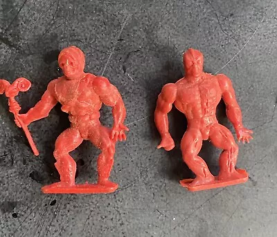 (2) He-Man 80's MOTU Vending Gumball Machine Figure Masters Universe Hong Kong • $15