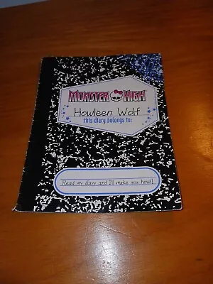 Monster High Howleen Wolf Diary Book • $6