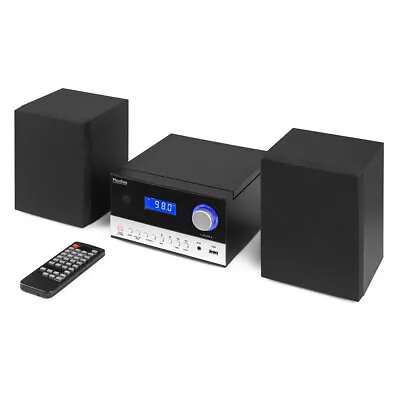 Audizio 102.326 Toulon Compact Stereo HiFi System CDBTMP3 Black/Silver • £73.99