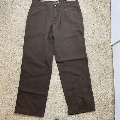 Enyce Clothing Jeans Mens 40 Brown Baggy Loose Wide Leg Streetwear Denim Pant • $33