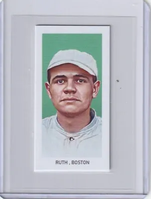 Babe Ruth- Sovereign T206 Size Art Card-green Background-glossy-boston Red Sox • $4.50