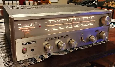 Vintage Harman Kardon HK450 Amplifier Receiver - Sounds Great ~Missing Antenna~ • $265