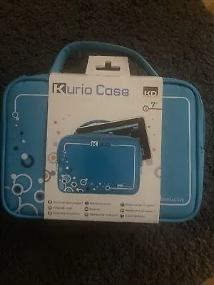 Kurio Case KD Interactive Blue Travel Bag For 7  Tablet 2 Accessory Pockets • $5.99