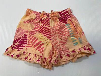 Naartjie Baby Girls Orange Flamingos 100% Cotton Shorts 18-24 Months • $5