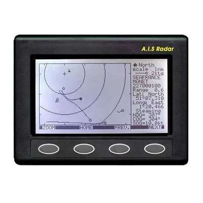 NASA Marine Clipper AIS SART Plotter/ Radar Receiver Uses Marine Std VHF Antenna • £290