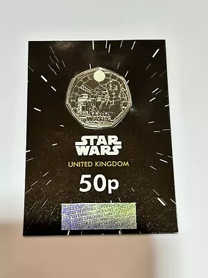STAR WARS R2-D2 & C-3PO BU 50p 2023 COIN  DISNEY COLLECTION • £6.50