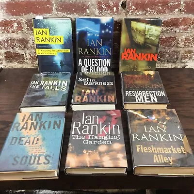 Lot Of 9 Inscribed/Signed Inspector Rebus Mysteries-Ian Rankin-VG • $60