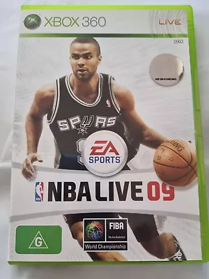 NBA Live 09 Xbox 360 Game PAL + Manual • $5