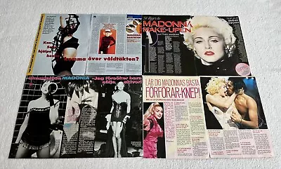 MADONNA Clip Collection Posters Music Magazines Vintage Rare 1980s 1990s • $16