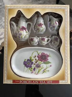 Royal Norfolk Greenbrier International 8 Piece Porcelain Mini Tea Set • $17