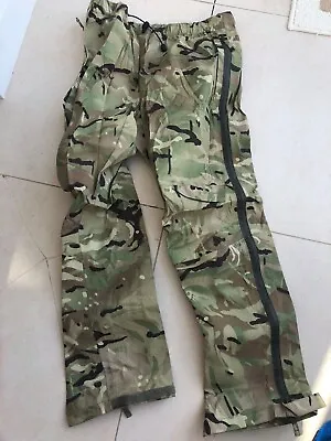£11.50 • Buy British Army Lightweight MTP GoreTex Waterproof Trousers Multicam (Size L)