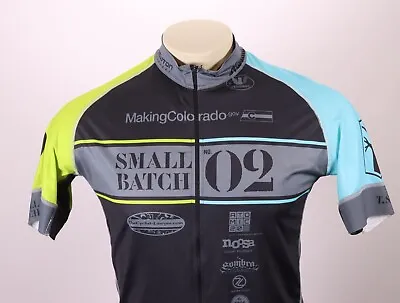 VERMARC Fits Men’s Large Black Gray Lt Blue Multi Team Bike Bicycle Jersey • $22.99