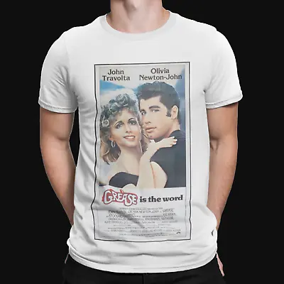 Grease T-shirt - Movie Poster 70s 80s Shark Film Retro Yolo Gift TV Funny  • £7.19
