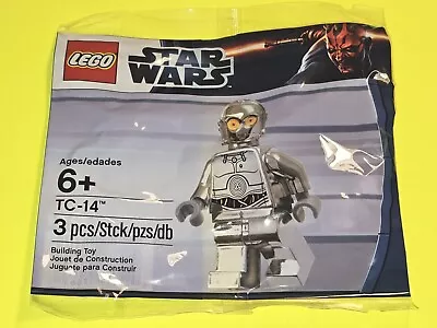 Lego Starwars Tc-14 Not C-3po Minifigure Poly Bag Rare Limited Retired 5000063 • $149.69