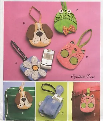 $2.99 • Buy CELL PHONE CASE Cat Dog Frog Sewing Pattern UNCUT McCall's 5644 M5644 ©2008