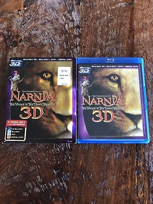 THE CHRONICLES OF NARNIA THE VOYAGE OF THE DAWN TREADER 3D Blu-ray 4 Disc Set • $18.99