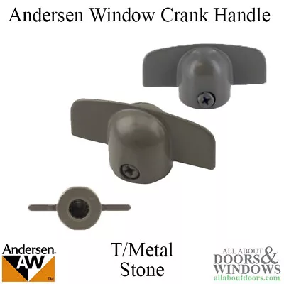 Andersen E-Z Casement Window Crank Handle T Metal Stone Window Handle • $6.60