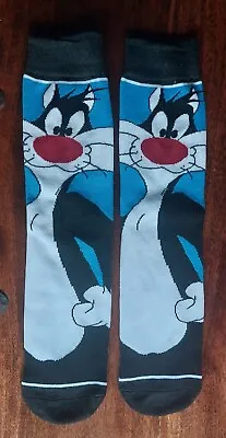 Sylvester Cat Novelty Socks *onesize (uk 4-9) *90% Cotton *looney Tunes *new • £4.95