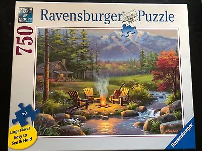 Ravensburger RIVERSIDE LIVINGROOM 750 Jigsaw Puzzle 31.5x23.5 Inches No. 164455 • $19.50