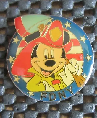 Disney 8609 NY Disney Galleries - FDNY Mickey Fireman Pin • $7.95