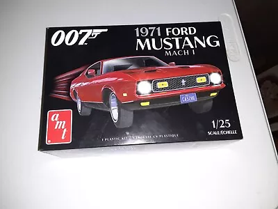 New James Bond 007 1971 Ford Mustang Mach I Model Car Kit Sealed 156 Parts AMT • $40.25