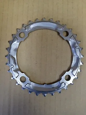 SHIMANO DEORE XT M732 ALLOY 9-Speed Chainring SILVER 32T 104mm (FITS OTHER 3X9) • $35.99