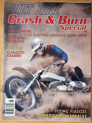 Dirt Bike July 1976 Crash & Burn Special Vintage Motocross Magazine MX • $37.50