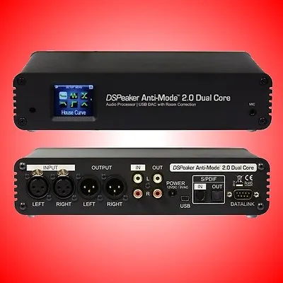 DAC Audio USB DSPeaker Anti-Mode Dual Core Subwoofer Eq. Suits REL-SVS-BK Etc • £710