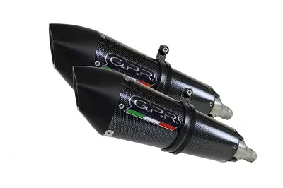 Dui Multistrada 1100 2007-09 GPR Gpe Ann. Poppy Pair Homologated Slip-on Exhaust • $1185.20