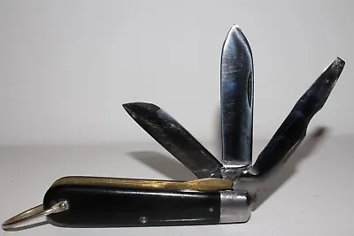 Vintage M Klein & Sons Chicago 3 Blade Electrician Pattern Pocket Knife • $47.95