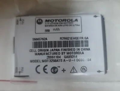 Motorola SNN5762A OEM Battery W260g W315 W385 W395 W490 W510 W755 K1m KRZR Q • $7.40