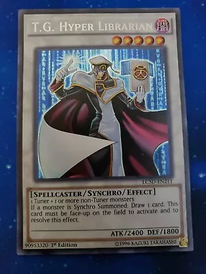 Yugioh T.G. Hyper Librarian LC5D-EN211 Secret Rare 1st Ed • $18.74