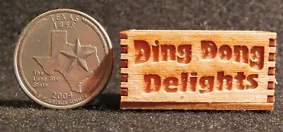 Ding Dong Delights Produce Crate 1:12 Miniature Fruit Vegetable Texas Farm • $3