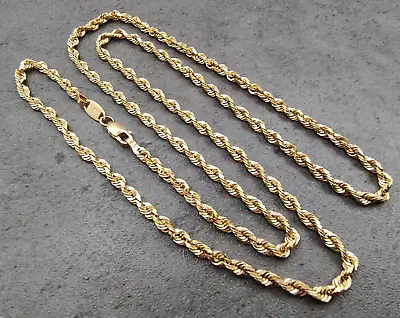 Michael Anthony MA 14K Yellow Gold 2.8mm French Rope Chain Necklace 22  11.4g • $799
