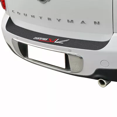 Carbon Texture Decals Rear Bumper Guard Stickers For Mini Cooper Countryman R60 • $16.29